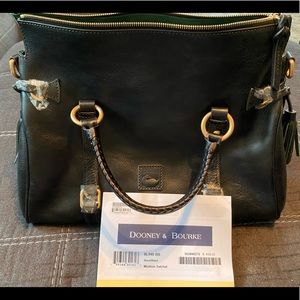 New-Dooney & Bourke Black Satchel Purse